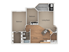 The Falls at Hunters Pointe 2x1 Floor Plan The Falls at Hunters Pointe 2x1 Floor Plan